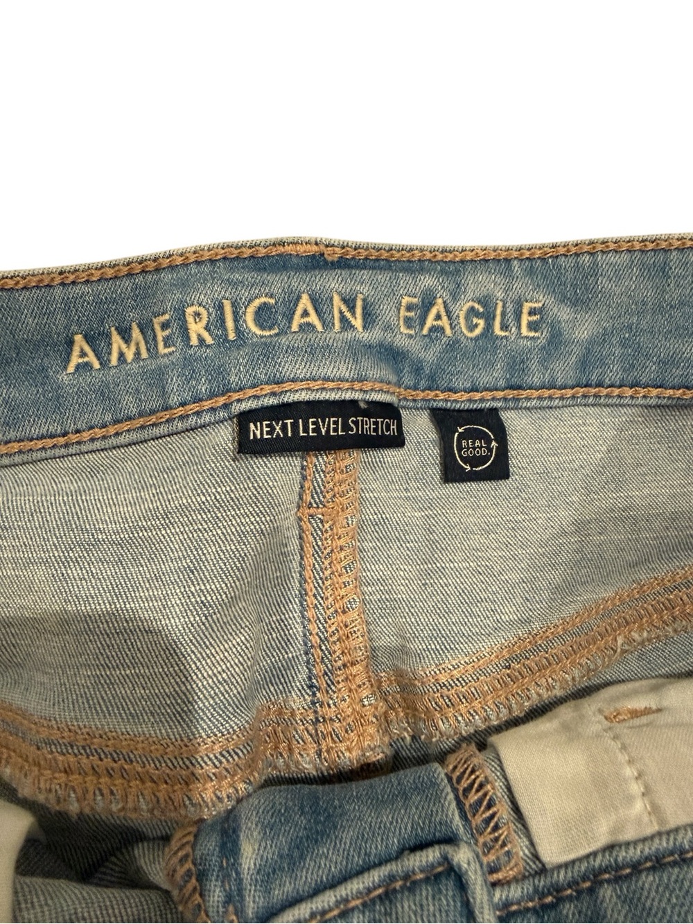 American Eagle Outfitters High Rise Skinny Jeans - Light Wash - Picture 2 of 13